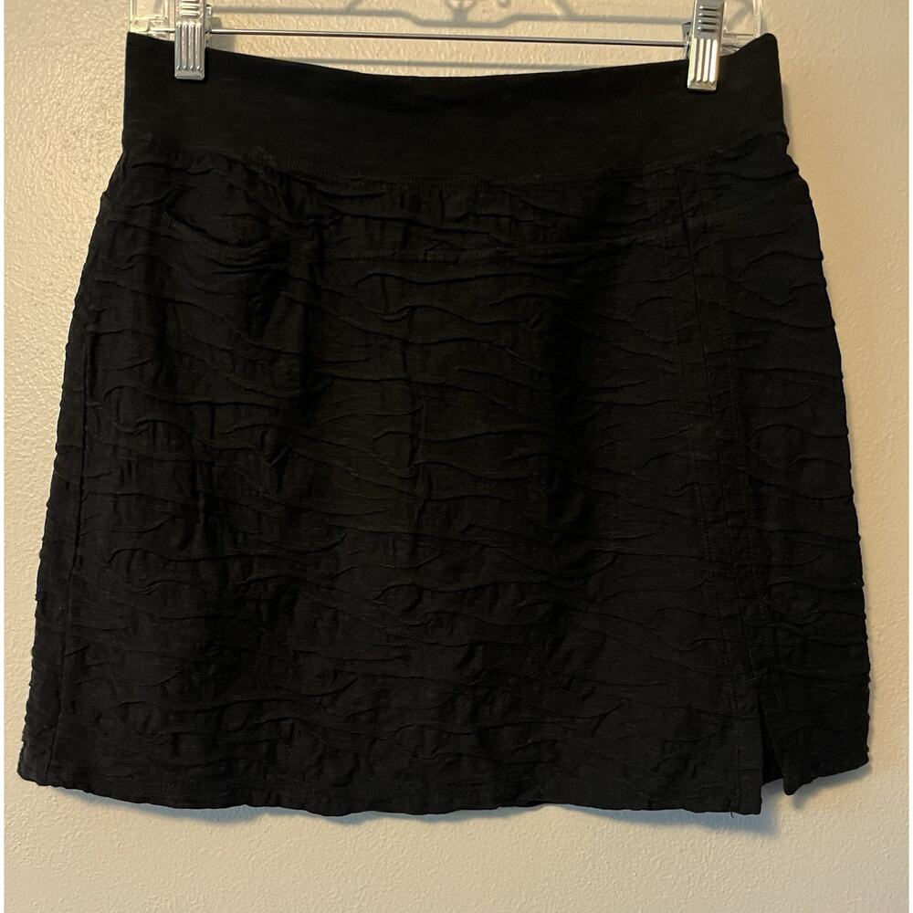 Toad and Co Skirt Size Small Samba Wave Athletic Casual Pocket Pull On Black